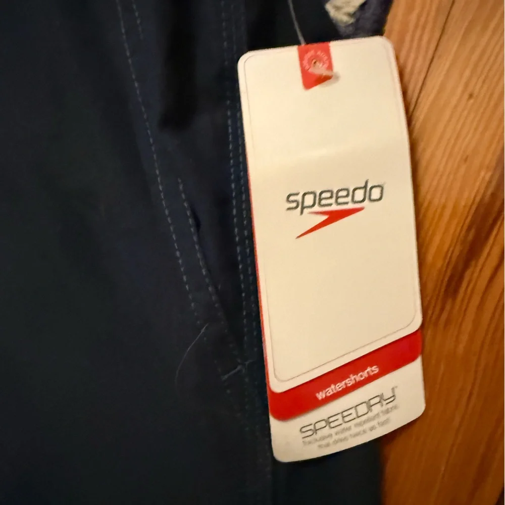 4/$20 💫 NWT Speedo Men’s Swim Trunks XXL Navy Mesh Lined Board Shorts